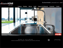 Tablet Screenshot of exclusivehome.com.br